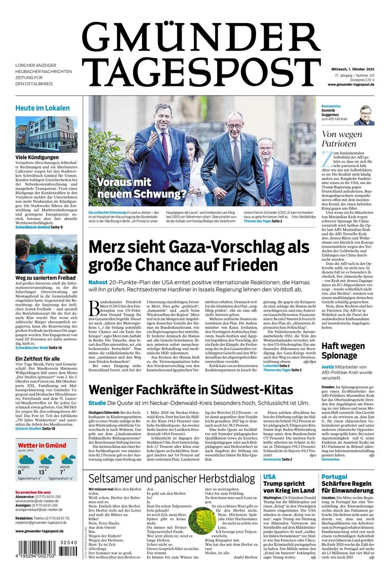 Gmünder Tagespost