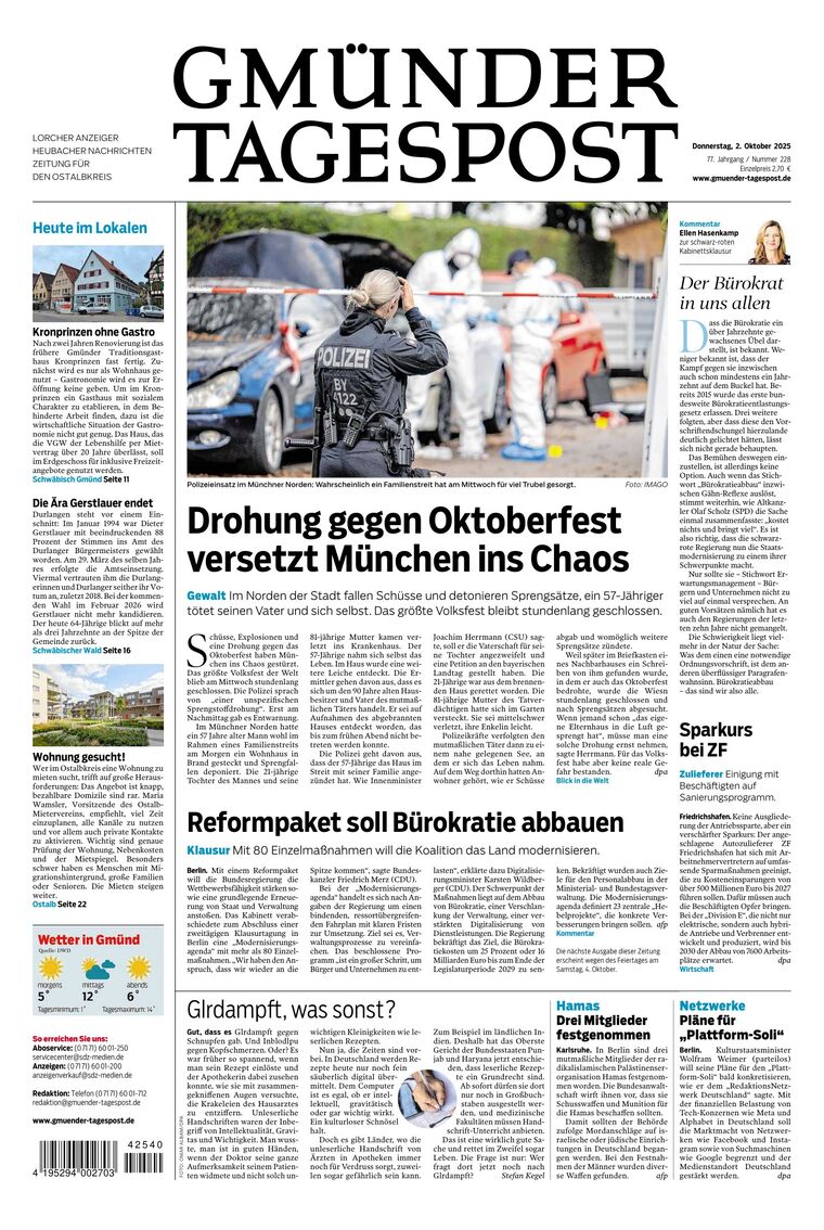 Gmünder Tagespost