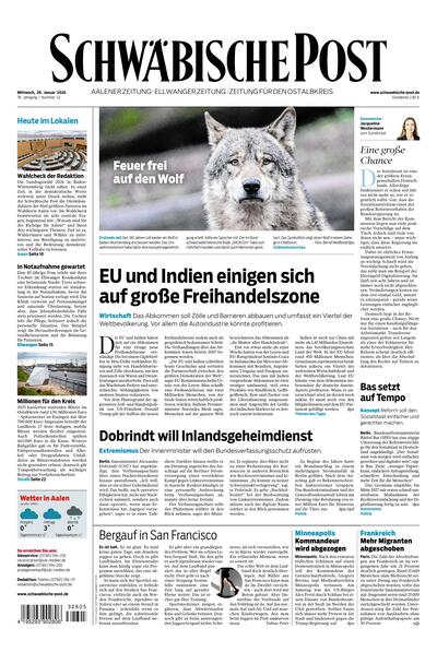 Schwäbische Post 2026-01-28