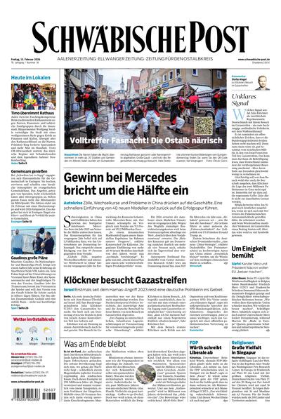 Schwäbische Post 2026-02-13