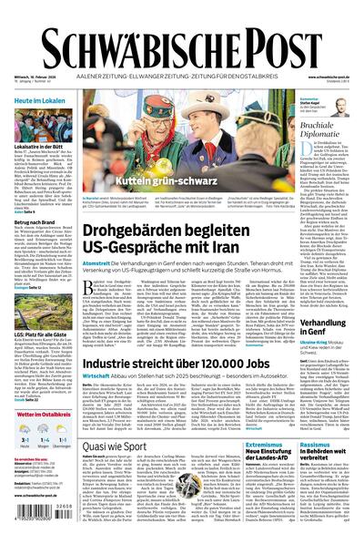 Schwäbische Post 2026-02-18