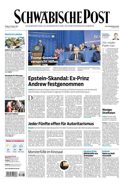 Schwäbische Post 2026-02-20