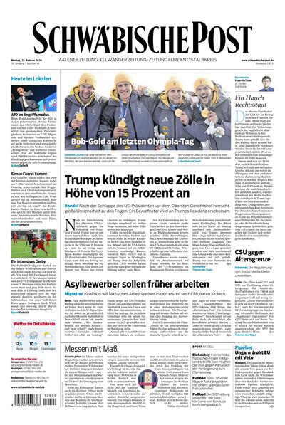 Schwäbische Post 2026-02-23