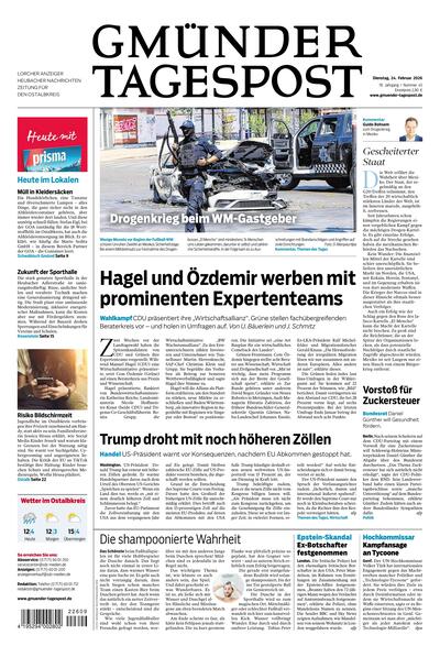 Gmünder Tagespost 2026-02-24