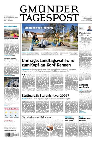 Gmünder Tagespost 2026-02-27