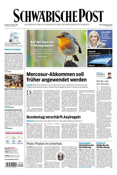 Schwäbische Post 2026-02-28
