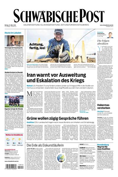 Schwäbische Post 2026-03-16