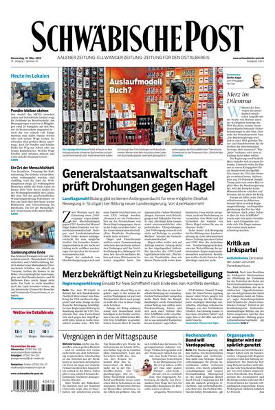 Schwäbische Post 2026-03-19