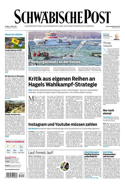 Schwäbische Post 2026-03-27