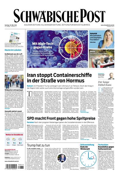 Schwäbische Post 2026-03-28