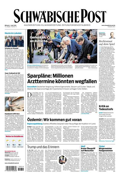Schwäbische Post 2026-04-01