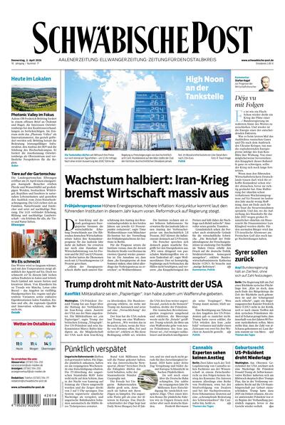 Schwäbische Post 2026-04-02
