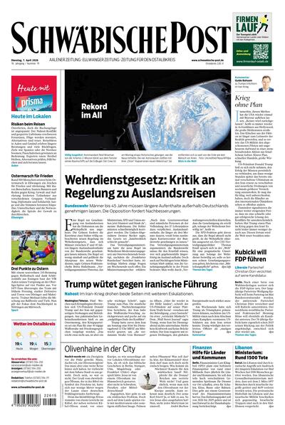 Schwäbische Post 2026-04-07