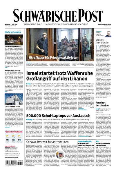 Schwäbische Post 2026-04-09