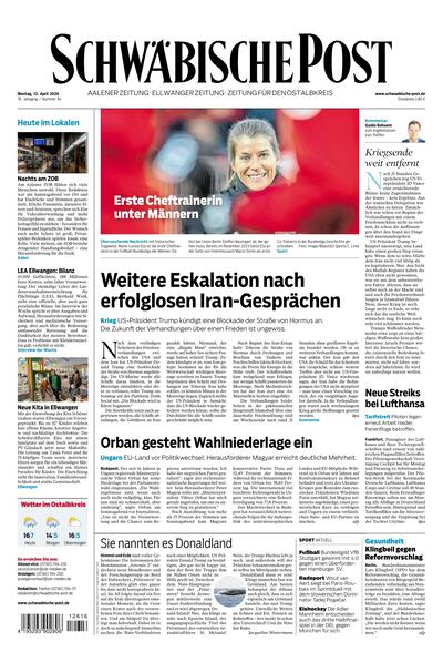 Schwäbische Post 2026-04-13