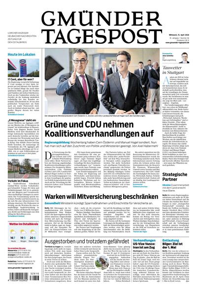 Gmünder Tagespost 2026-04-15