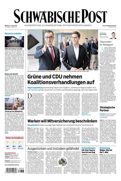 Schwäbische Post 2026-04-15