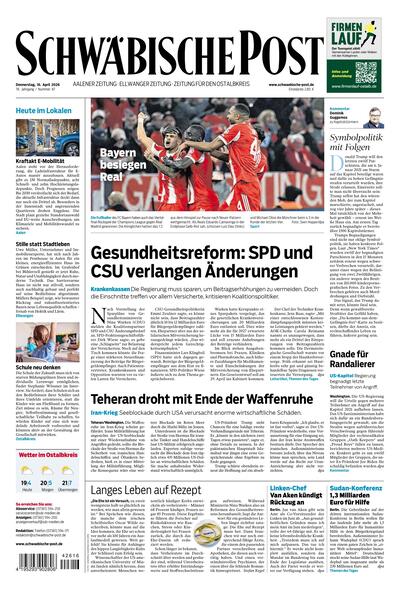 Schwäbische Post 2026-04-16