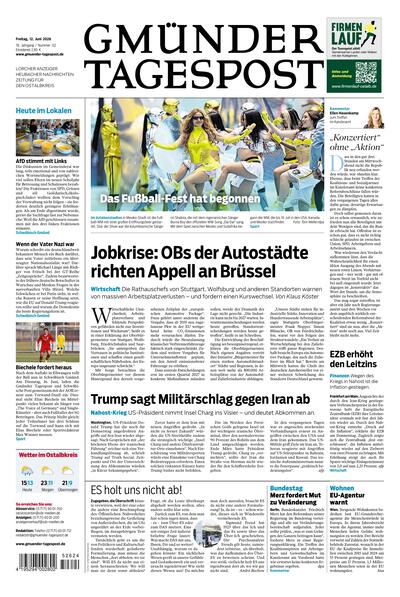 Gmünder Tagespost 2026-06-12