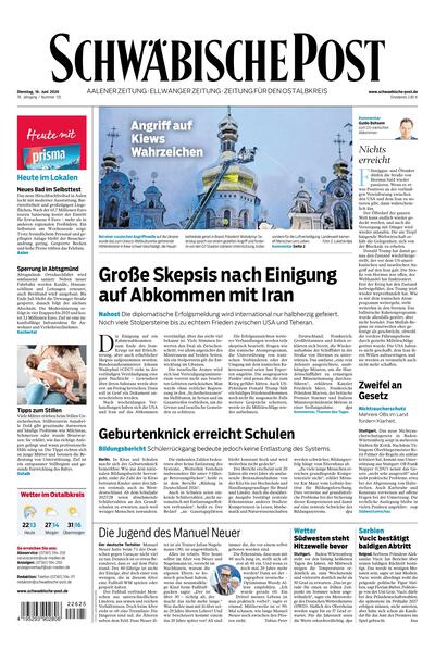 Schwäbische Post 2026-06-16