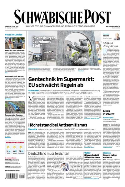 Schwäbische Post 2026-06-18
