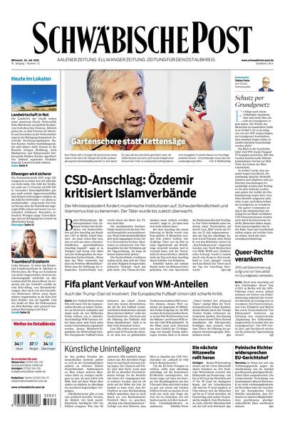 Schwäbische Post 2026-07-29