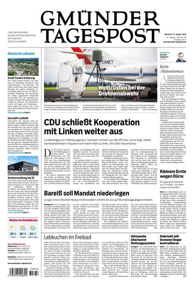 Gmünder Tagespost 2026-08-19