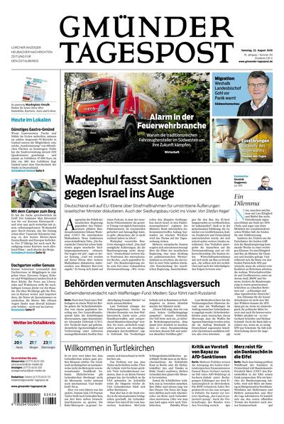 Gmünder Tagespost 2026-08-22