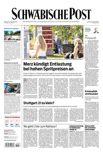 Schwäbische Post 2026-09-16