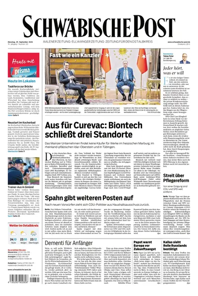 Schwäbische Post 2026-09-29
