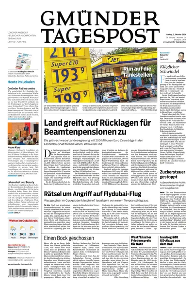 Gmünder Tagespost 2026-10-02